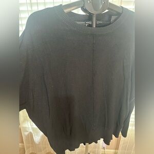 Main Strip Elegant Black Knitwear